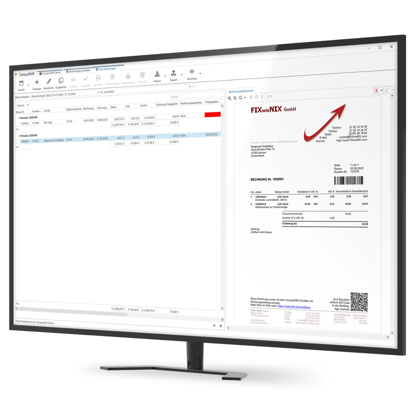 CompuDMS Rechnungseingang