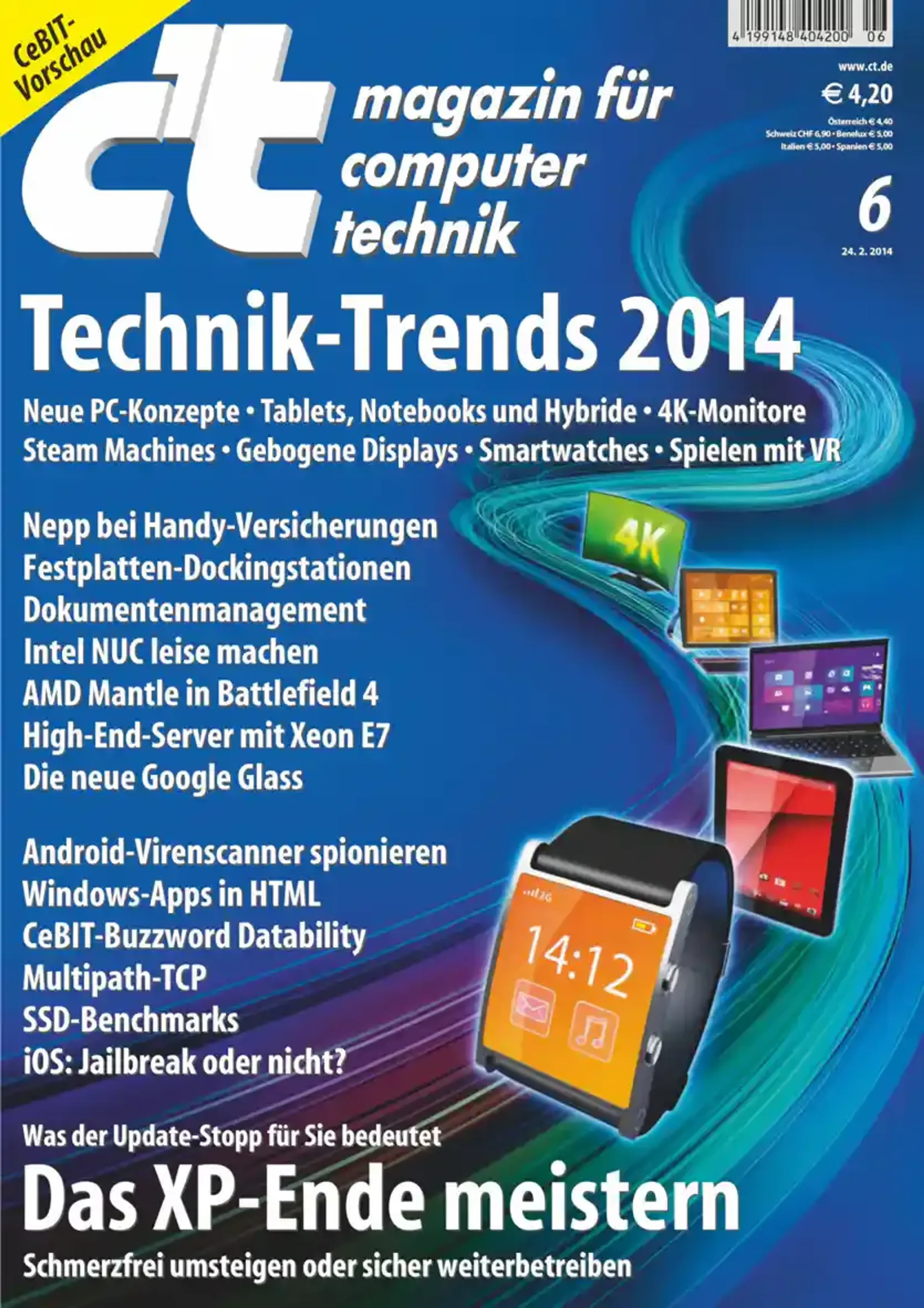 Cover der c't auf 6/2014