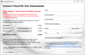 CompuDMS Cloud kostenlos testen