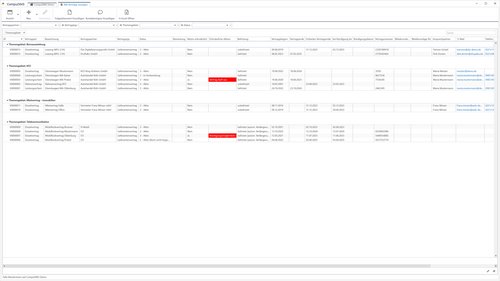 CompuDMS Workflow Vertragsmanagement: Übersicht