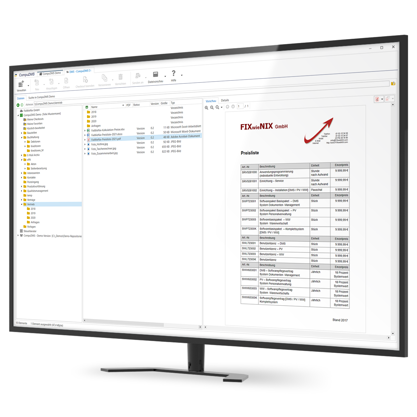 Dokumentenmanagement mit CompuDMS